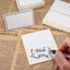 50Pcs Name Place Paper Cards Wedding Banquet Reserved Seating Blank Rectangular Foil Border Table Decor Birthday Party Greeting - Slobuy