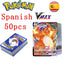 50Pcs Pokemons Card Shining TAKARA TOMY GX VMAX V MAX Cards Game Battle Carte Trading Children Toy - Slobuy