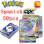 50Pcs Pokemons Card Shining TAKARA TOMY GX VMAX V MAX Cards Game Battle Carte Trading Children Toy - Slobuy