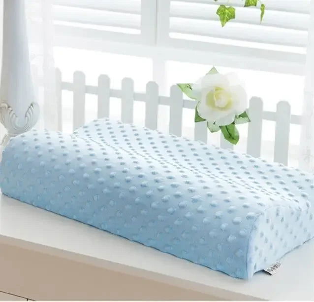 50*30cm Bamboo Fiber Pillow Slow Rebound Health Care Memory Foam Pillow Memory Foam Pillow Orthopedic Pillows Support NeckRelief - Slobuy