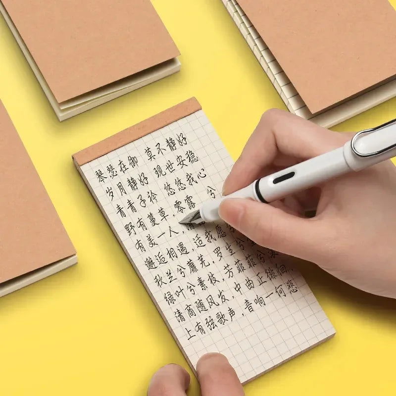 50 Pages Memo Pad Sticky Note Kraft Paper Writing Pads Notepads Portable Daily Planner Schedule Book To Do List School Supplies - Slobuy