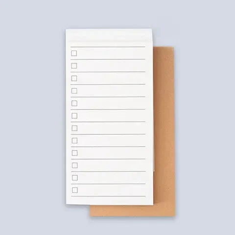 50 Pages Memo Pad Sticky Note Kraft Paper Writing Pads Notepads Portable Daily Planner Schedule Book To Do List School Supplies - Slobuy