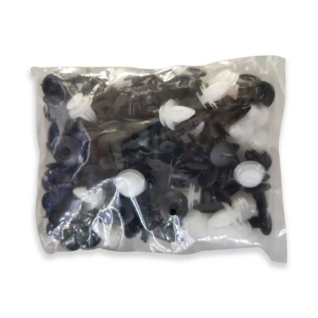 100/50 Pcs Car Clips Fastener Screws Bumper Interior Decoration Auto Plastic Random Mixing Universal Plastic - Slobuy