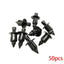 100/50 Pcs Car Clips Fastener Screws Bumper Interior Decoration Auto Plastic Random Mixing Universal Plastic - Slobuy