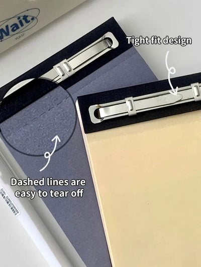 50 Sheets Of Plande Note Book Can Be Torn Student Study Memo Hand Account Non-adhesive Notepad Blank Four-color Note Book Pocket - Slobuy