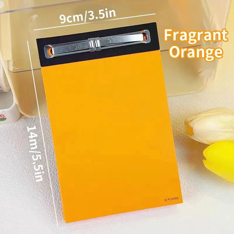 50 Sheets Of Plande Note Book Can Be Torn Student Study Memo Hand Account Non-adhesive Notepad Blank Four-color Note Book Pocket - Slobuy