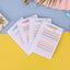 50 Sheets To Do List Notepad color To Do List Sticky Notes Adhesive Memo Pad Portable Daily Planner Grocery check List Notepad - Slobuy