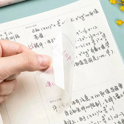 50 sheets Transparent Posted it Sticky Note Pads Notepads Posits Papeleria Journal School Stationery office Supplies - Slobuy