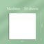 50 sheets Transparent Posted it Sticky Note Pads Notepads Posits Papeleria Journal School Stationery office Supplies - Slobuy