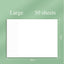 50 sheets Transparent Posted it Sticky Note Pads Notepads Posits Papeleria Journal School Stationery office Supplies - Slobuy