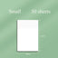 50 sheets Transparent Posted it Sticky Note Pads Notepads Posits Papeleria Journal School Stationery office Supplies - Slobuy