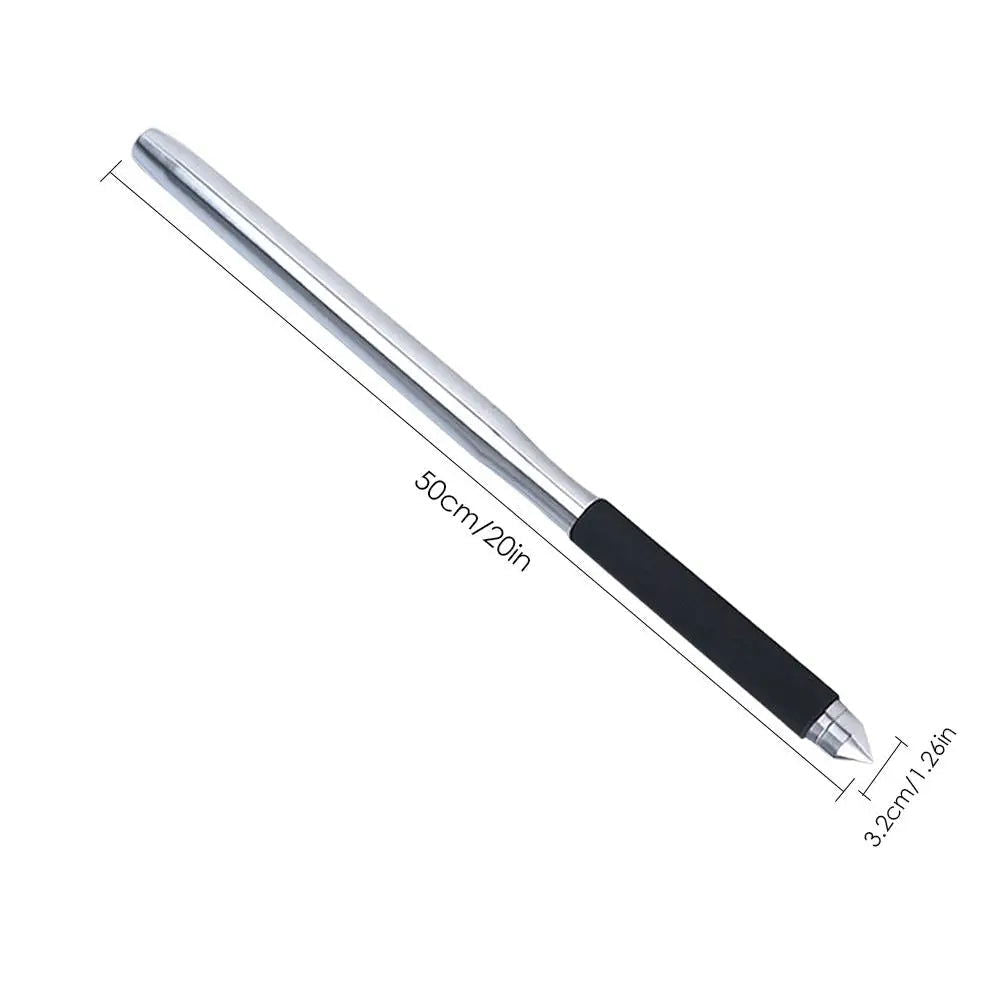 50cm Stainless Steel Baseball Bat Multi-Functional Car Emergency Stick Non-slip Comfortable Grip Baseball Bats Self Defense - Slobuy