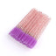 50pcs Disposable Eyelash Brushes Extension Crystal Eyebrow Brush Mascara Wand Eye Lashes Cosmetic Tool Set Makeup Beauty - Slobuy