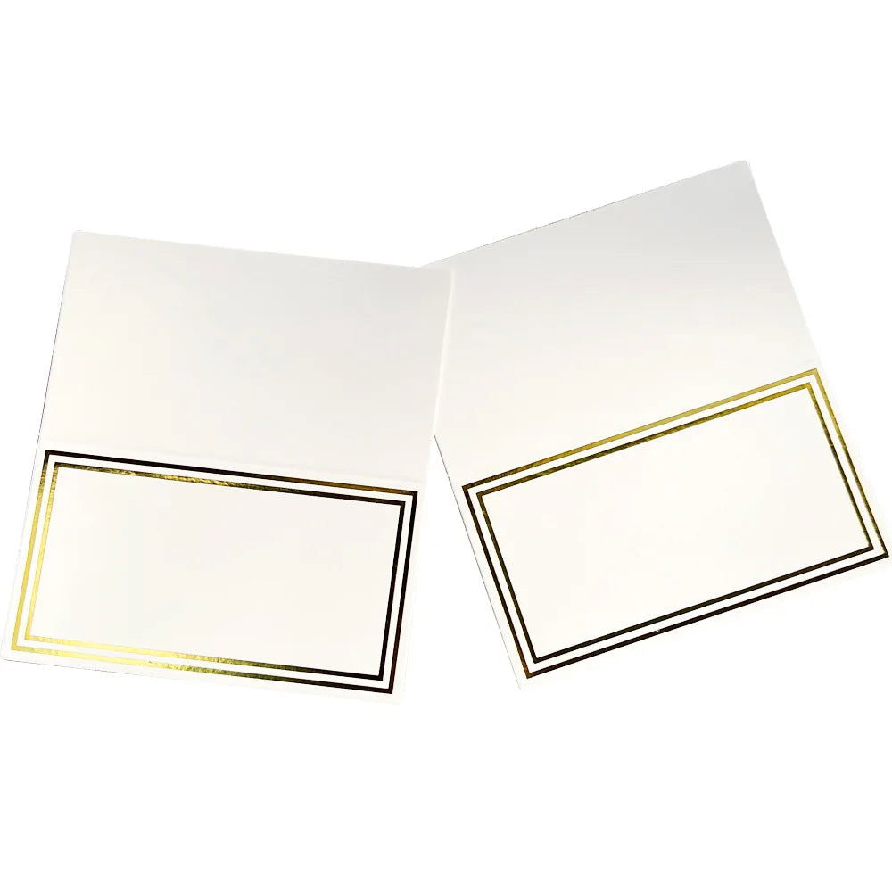 50pcs Place Cards Wedding Party Decoration Table Decor Table Name Message Greeting Card Event Party Supplies Seating Card - Slobuy