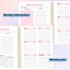 52 Weeks Weekly Planner Notebook A5 Undated Spiral Agenda Daily Student Schedules Journal Stationery Office School Supplies - Slobuy