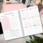 52 Weeks Weekly Planner Notebook A5 Undated Spiral Agenda Daily Student Schedules Journal Stationery Office School Supplies - Slobuy