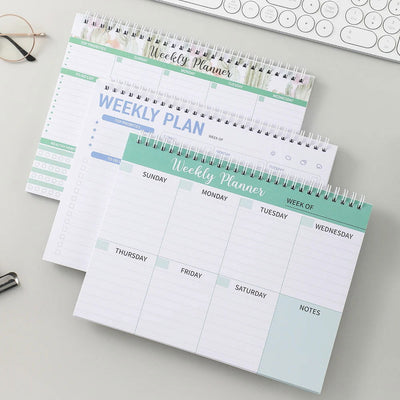 52 sheets Weekly Planning Notepad Wide To Do Planner with Notes Daily Schedules Top Priorities Achieve Your Goals Tasks - Slobuy