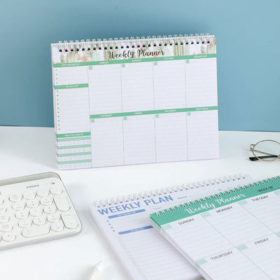 52 sheets Weekly Planning Notepad Wide To Do Planner with Notes Daily Schedules Top Priorities Achieve Your Goals Tasks - Slobuy