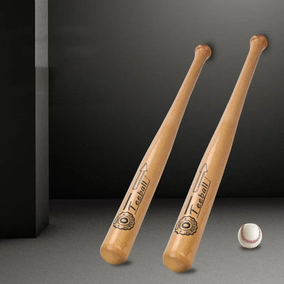 54cm Baseball Bat for Children Solid Wood Shock Absorbing Durable Softball Stick Kids Baseball Training Competition Accessory - Slobuy