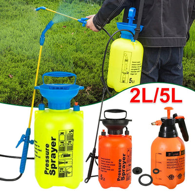 2L/3L/5L High-Pressure Garden Watering Can Watering Spray Disinfection Pneumatic Air Compression Pump Manual Pressure Sprayer - Slobuy