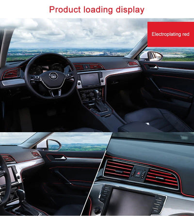 Car Moulding Decoration Flexible Strips1/3/5M Interior Auto Mouldings Car Cover Trim Dashboard Door Edgein Car-styling Universal - Slobuy