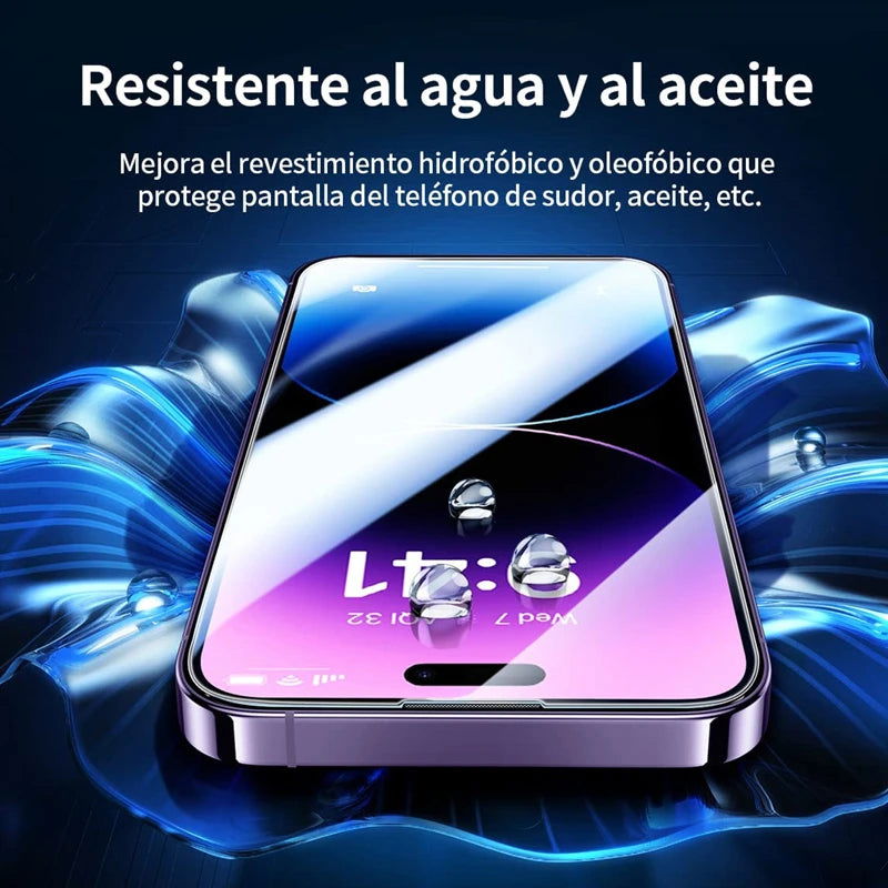 3/5PCS Glass Screen Protector Phone Case for IPhone 12 11 13 14 15 Pro Max Mini XS XR X 8 7 Plus 14Pro 13Pro IPones Front Cover - Slobuy