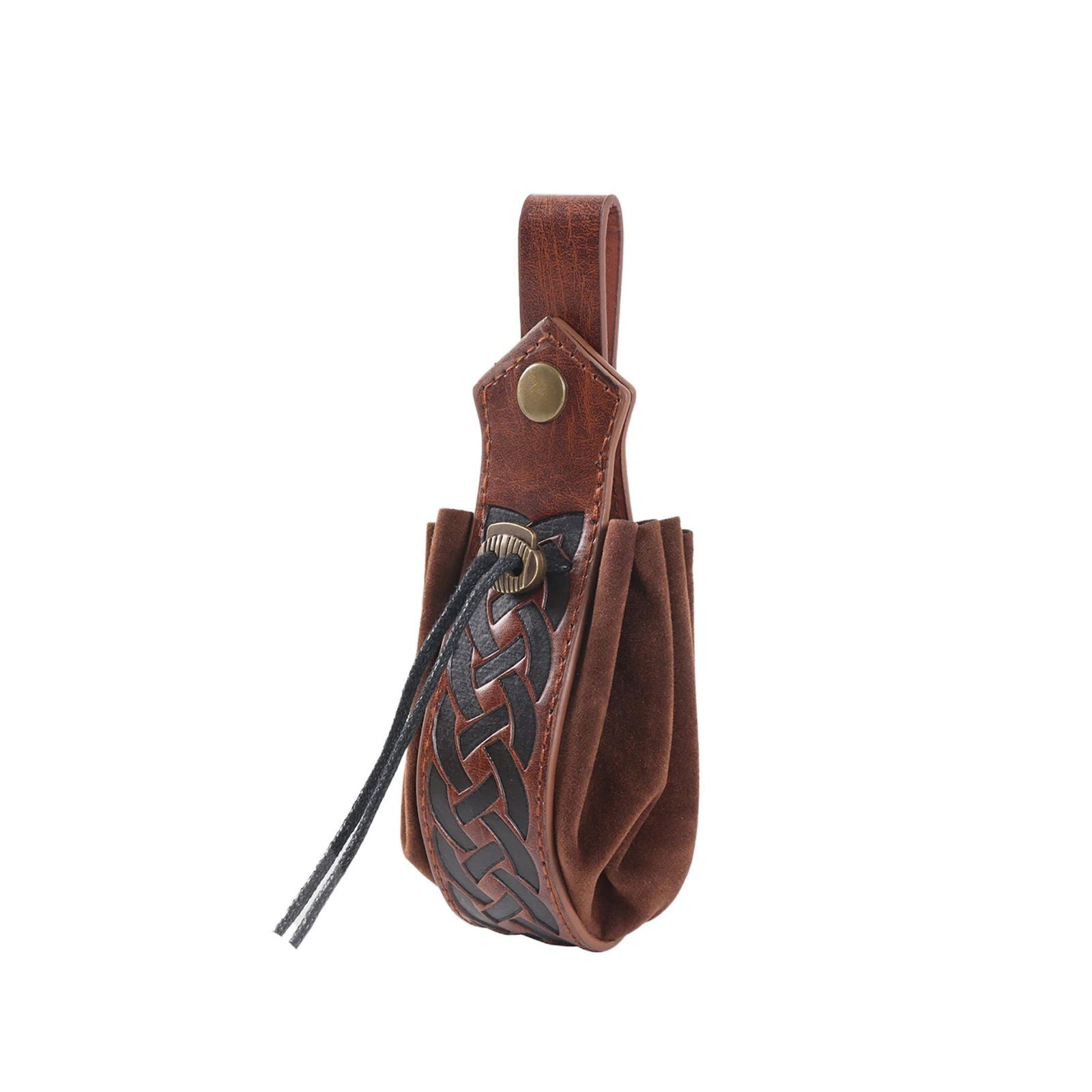 5PCS Halloween Costume Accessories Set Medieval Renaissance Knight Belt Viking Vintage Sac Cosplay Props Leather Waist Belt Set - Slobuy