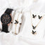 5PCS Set Luxury Watch Women Ring Necklace Earrings Rhinestone Fashion Wristwatch Female Casual Ladies Watches Bracelet Set Clock - Slobuy