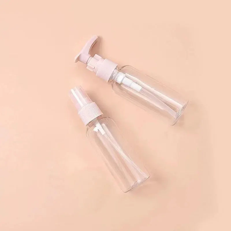 5PCS Travel Bottles Spray Split Cosmetic Samples Empty Bottles Travel Travel Portable Sets Of Skincare Water Milk - Slobuy