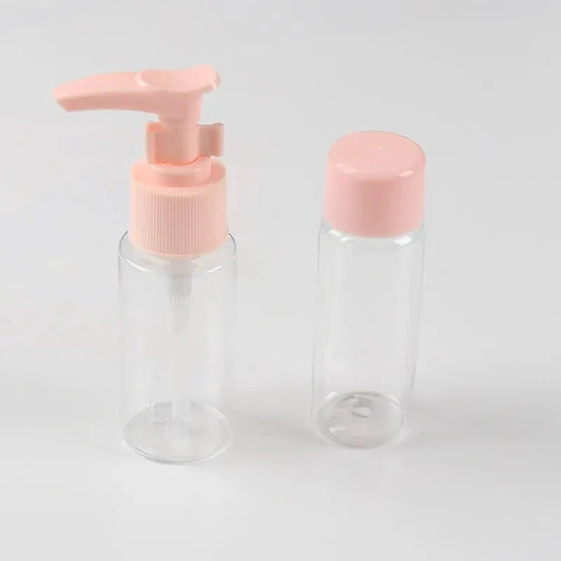5PCS Travel Bottles Spray Split Cosmetic Samples Empty Bottles Travel Travel Portable Sets Of Skincare Water Milk - Slobuy