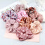 5Pcs/Lot Girl Pink Red Hair Band Accessories Fashion Large Hair Ties Solid Color Elastic Scrunchies For Women Ponytail Hairstyle - Slobuy