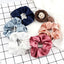 5Pcs/Lot Girl Pink Red Hair Band Accessories Fashion Large Hair Ties Solid Color Elastic Scrunchies For Women Ponytail Hairstyle - Slobuy