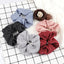 5Pcs/Lot Girl Pink Red Hair Band Accessories Fashion Large Hair Ties Solid Color Elastic Scrunchies For Women Ponytail Hairstyle - Slobuy