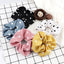 5Pcs/Lot Girl Pink Red Hair Band Accessories Fashion Large Hair Ties Solid Color Elastic Scrunchies For Women Ponytail Hairstyle - Slobuy