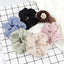5Pcs/Lot Girl Pink Red Hair Band Accessories Fashion Large Hair Ties Solid Color Elastic Scrunchies For Women Ponytail Hairstyle - Slobuy