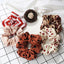 5Pcs/Lot Girl Pink Red Hair Band Accessories Fashion Large Hair Ties Solid Color Elastic Scrunchies For Women Ponytail Hairstyle - Slobuy