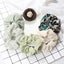 5Pcs/Lot Girl Pink Red Hair Band Accessories Fashion Large Hair Ties Solid Color Elastic Scrunchies For Women Ponytail Hairstyle - Slobuy
