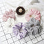5Pcs/Lot Girl Pink Red Hair Band Accessories Fashion Large Hair Ties Solid Color Elastic Scrunchies For Women Ponytail Hairstyle - Slobuy