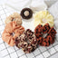 5Pcs/Lot Girl Pink Red Hair Band Accessories Fashion Large Hair Ties Solid Color Elastic Scrunchies For Women Ponytail Hairstyle - Slobuy