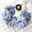 5Pcs/Lot Girl Pink Red Hair Band Accessories Fashion Large Hair Ties Solid Color Elastic Scrunchies For Women Ponytail Hairstyle - Slobuy