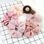 5Pcs/Lot Girl Pink Red Hair Band Accessories Fashion Large Hair Ties Solid Color Elastic Scrunchies For Women Ponytail Hairstyle - Slobuy