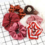 5Pcs/Lot Girl Pink Red Hair Band Accessories Fashion Large Hair Ties Solid Color Elastic Scrunchies For Women Ponytail Hairstyle - Slobuy