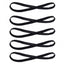 5Pcs Candy Color Women Men Yoga Hair Bands Sports Headband Girls Sport Anti-slip Elastic Rubber Sweatband Football Running - Slobuy