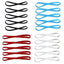 5Pcs Candy Color Women Men Yoga Hair Bands Sports Headband Girls Sport Anti-slip Elastic Rubber Sweatband Football Running - Slobuy