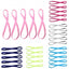5Pcs Candy Color Women Men Yoga Hair Bands Sports Headband Girls Sport Anti-slip Elastic Rubber Sweatband Football Running - Slobuy