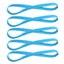 5Pcs Candy Color Women Men Yoga Hair Bands Sports Headband Girls Sport Anti-slip Elastic Rubber Sweatband Football Running - Slobuy