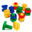 5Set Screw Building Blocks Plastic Insert Blocks Nut Shape Toys for Children Educational Toys Montessori Scale Models Gift - Slobuy