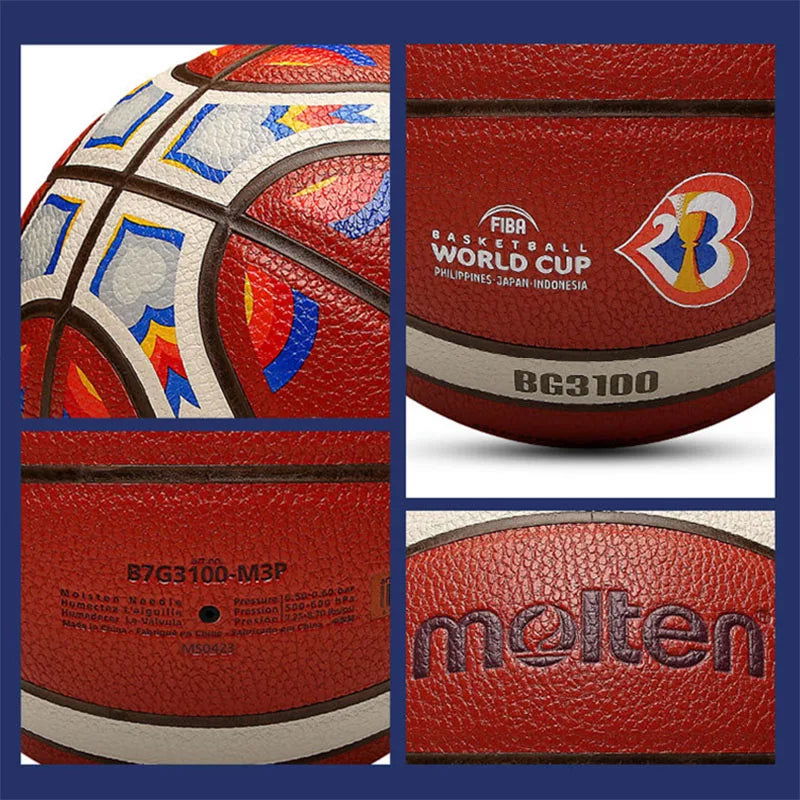 2023 Molten Original Basketball Ball Size 7/6/5 High Quality PU Wear-Resistant Match Training Outdoor Indoor Men basketbol topu - Slobuy