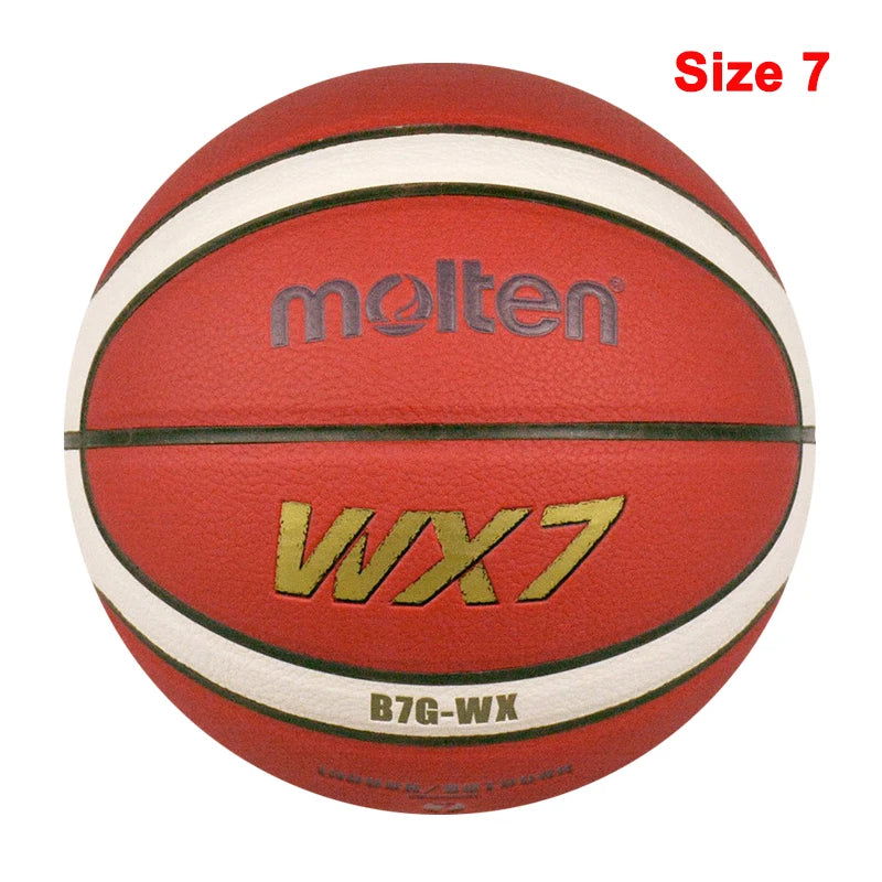 2023 Molten Original Basketball Ball Size 7/6/5 High Quality PU Wear-Resistant Match Training Outdoor Indoor Men basketbol topu - Slobuy