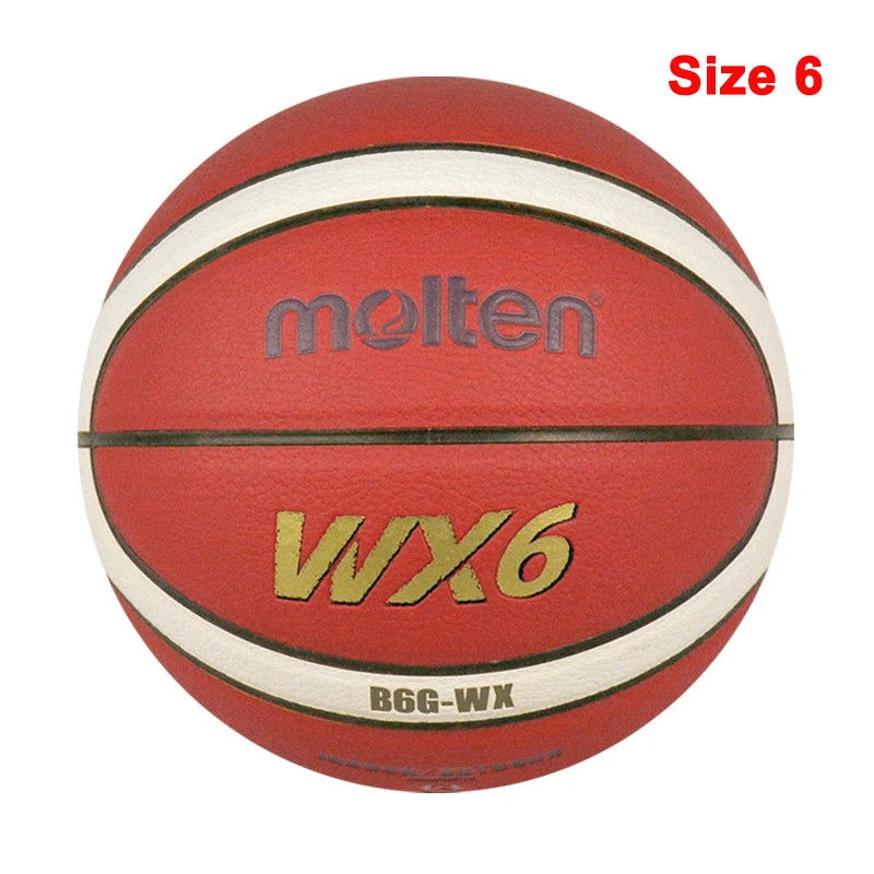 2023 Molten Original Basketball Ball Size 7/6/5 High Quality PU Wear-Resistant Match Training Outdoor Indoor Men basketbol topu - Slobuy